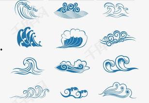 海浪简笔画图片大全,简笔画中的海洋魅力