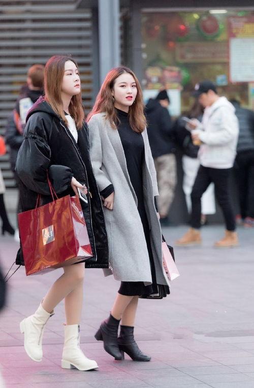 韩国冬季街拍穿搭,保暖又 chic 的穿搭秘籍