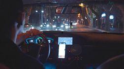 堵车夜景图片大全,繁华都市夜色下的交通拥堵全景