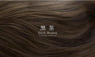 棕黑色头发图片,探寻发色与个性的完美融合