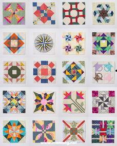 立体拼布图案大全图片,千变万化的艺术魅力解析